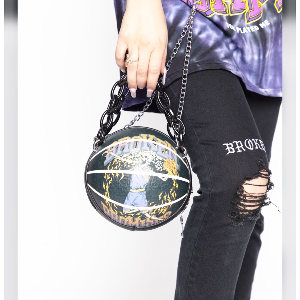 Broken promises BASKETBALL HANDBAG PURSE